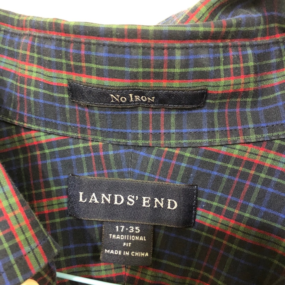 Lands’ End comfy button-down size 17-35